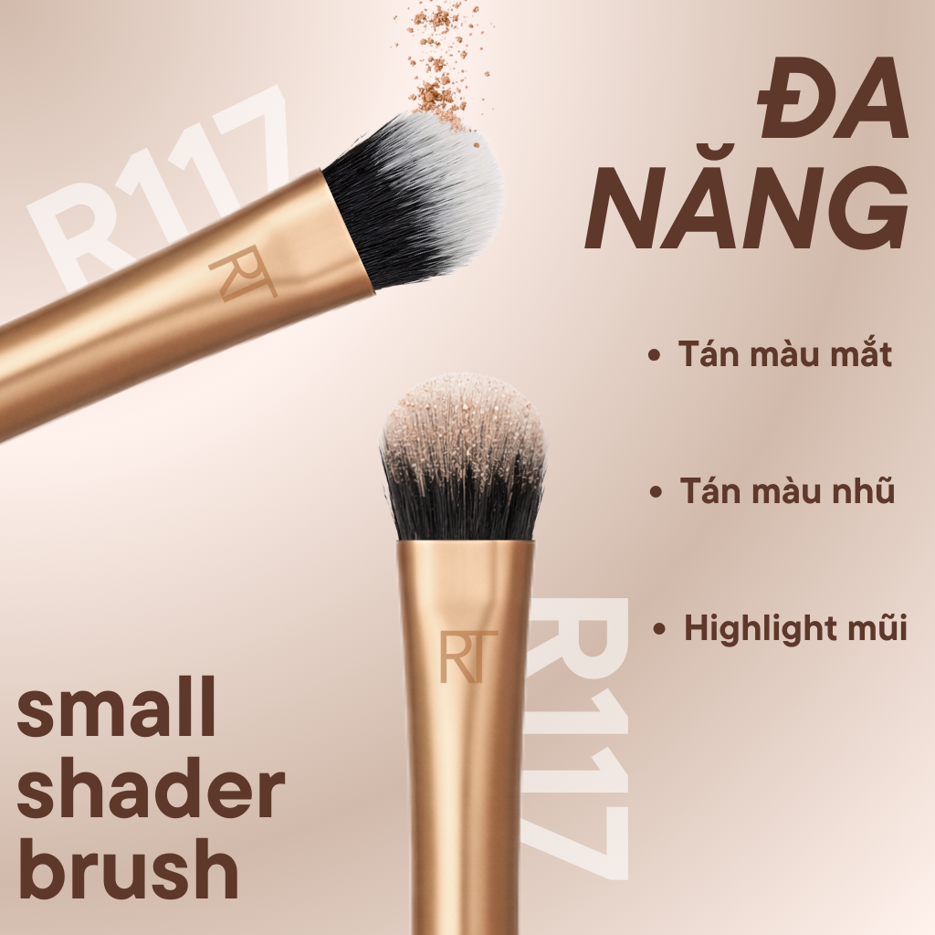 Cọ Tán Mắt Chi Tiết RT Real Techniques Small Shader Brush R117
